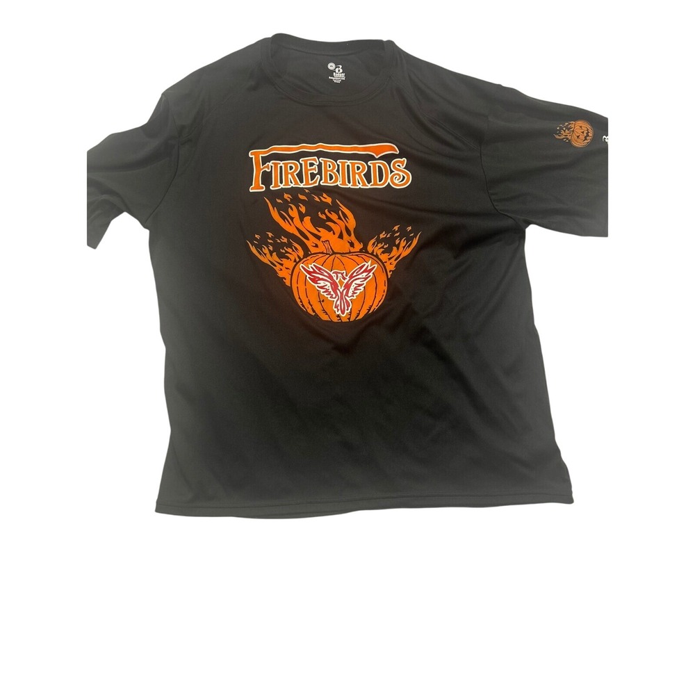 Badger Sport Firebirds Halloween Graphic T-Shirt Athletic Black XL (504)